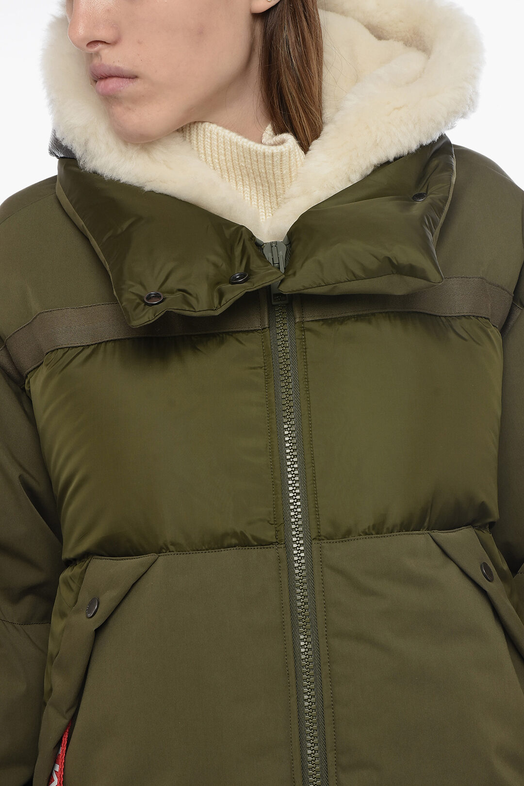 YVES SALOMON イヴサロモン YS ARMY ダウンジャケット YVES SALOMON ARMY Down jacket【WHITE&SILVER】 - fs6shop