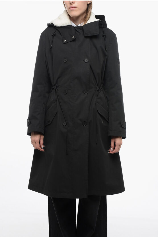 Yves Salomon Shearling Parka Coat
