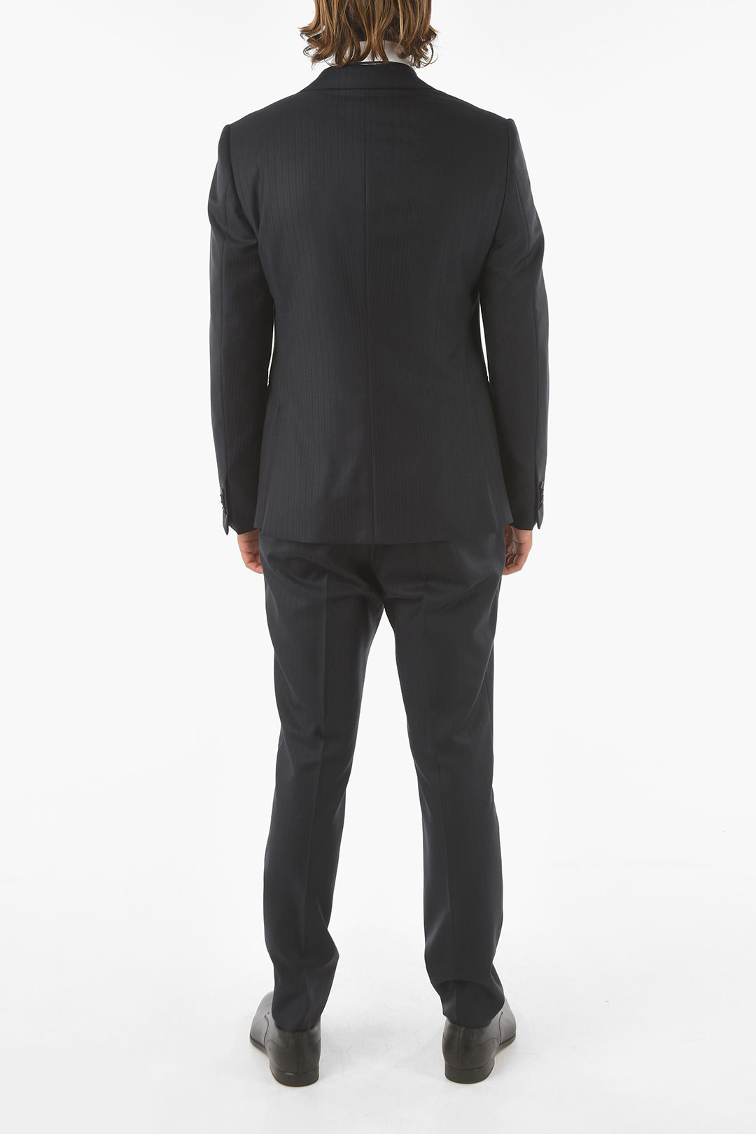 Ermenegildo Zegna Z ZEGNA 2 Buttons Pinstriped Wool Blazer