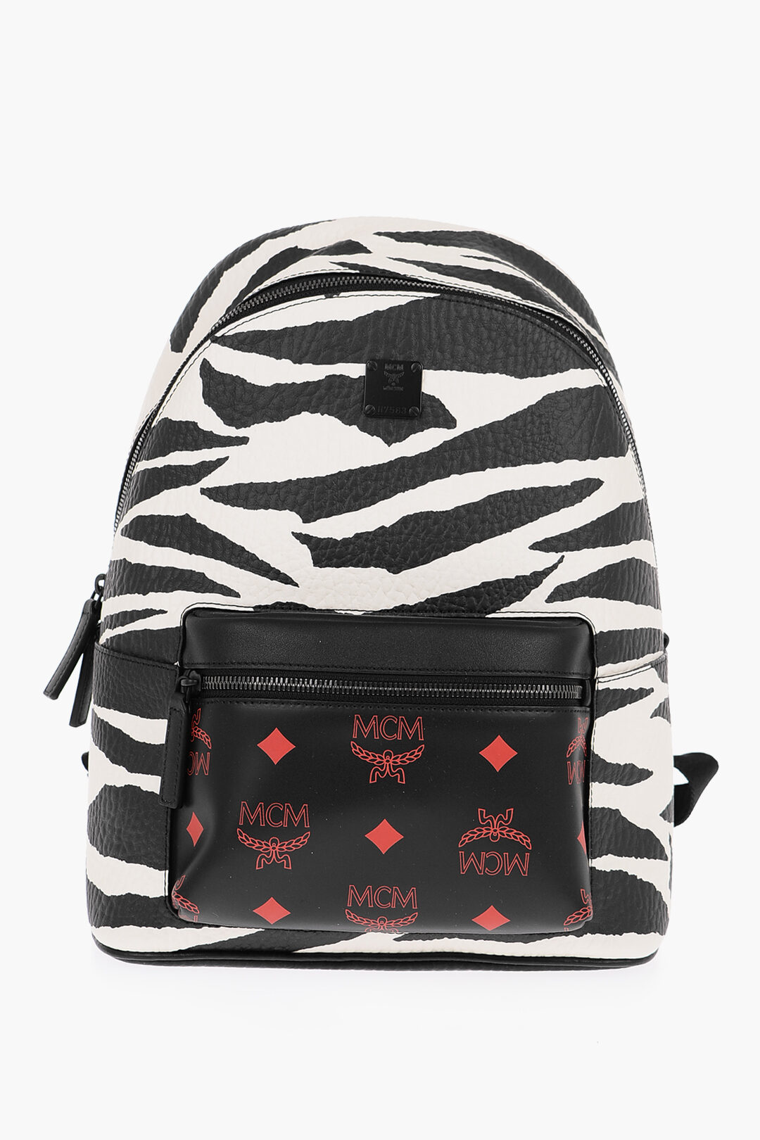 Mcm Men's Stark Backpack in Meta Safari Visetos - Black - Backpacks