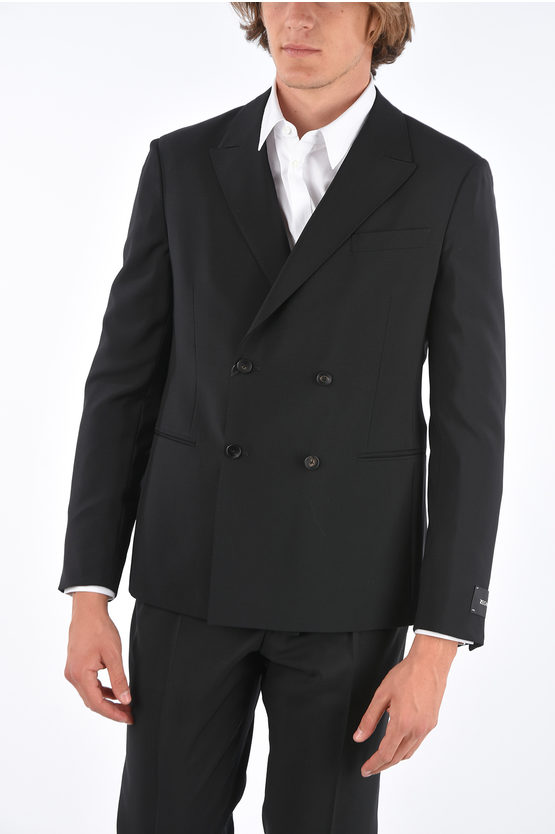 スーツ TOMORROWLAND ZEGNA DOUBLE BREAST SUIT 42 Blue double-breasted suit Zegna - men - ZEGNA