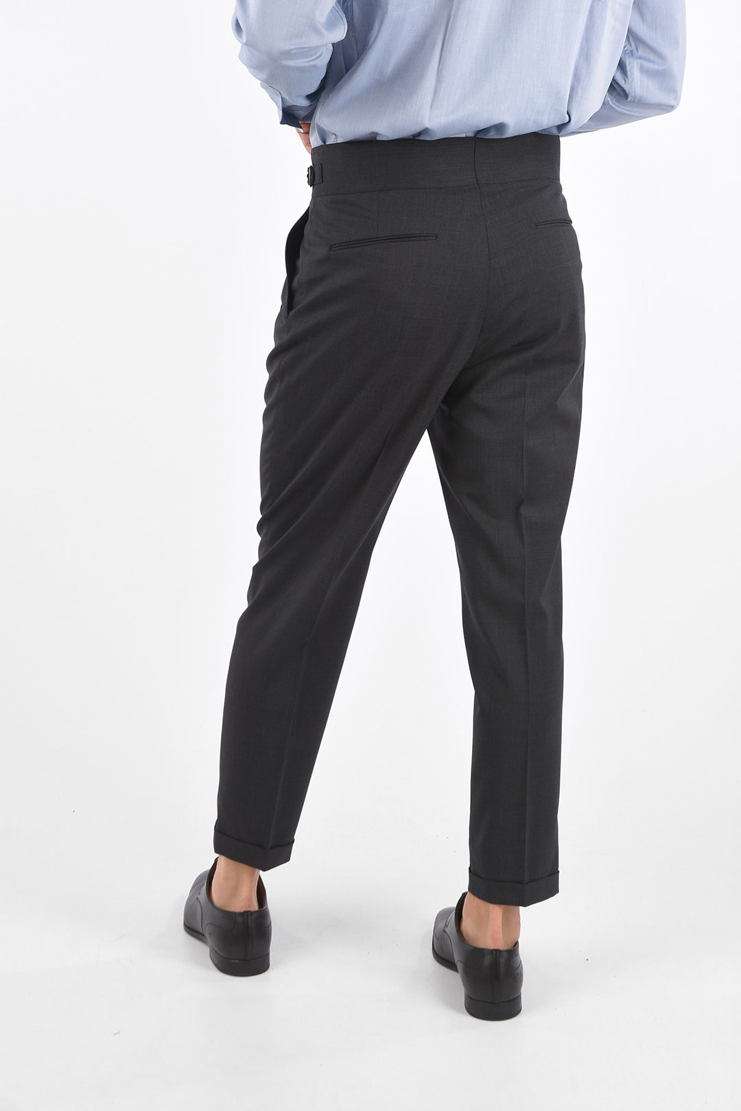 The Founder Italian Technical Stretch Slim Leg Trouser | Karen Millen