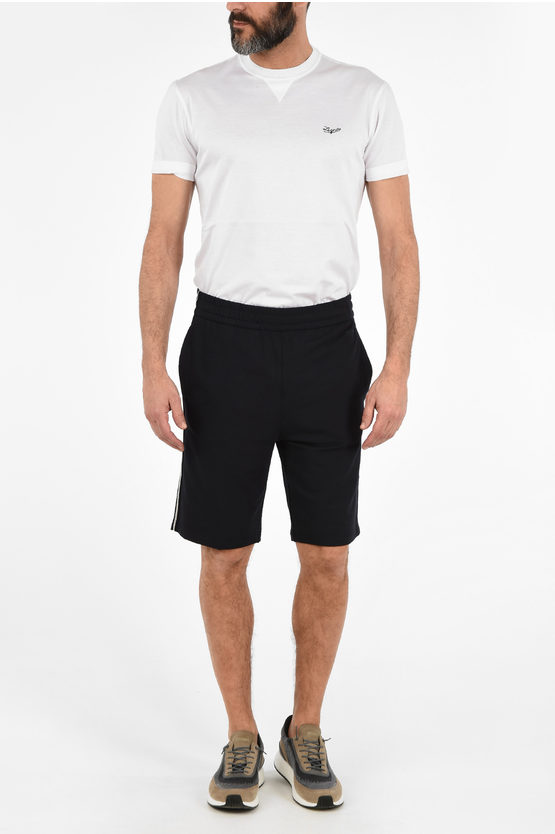 Ermenegildo Zegna ZEGNA Z Side Bands Sweat Shorts men