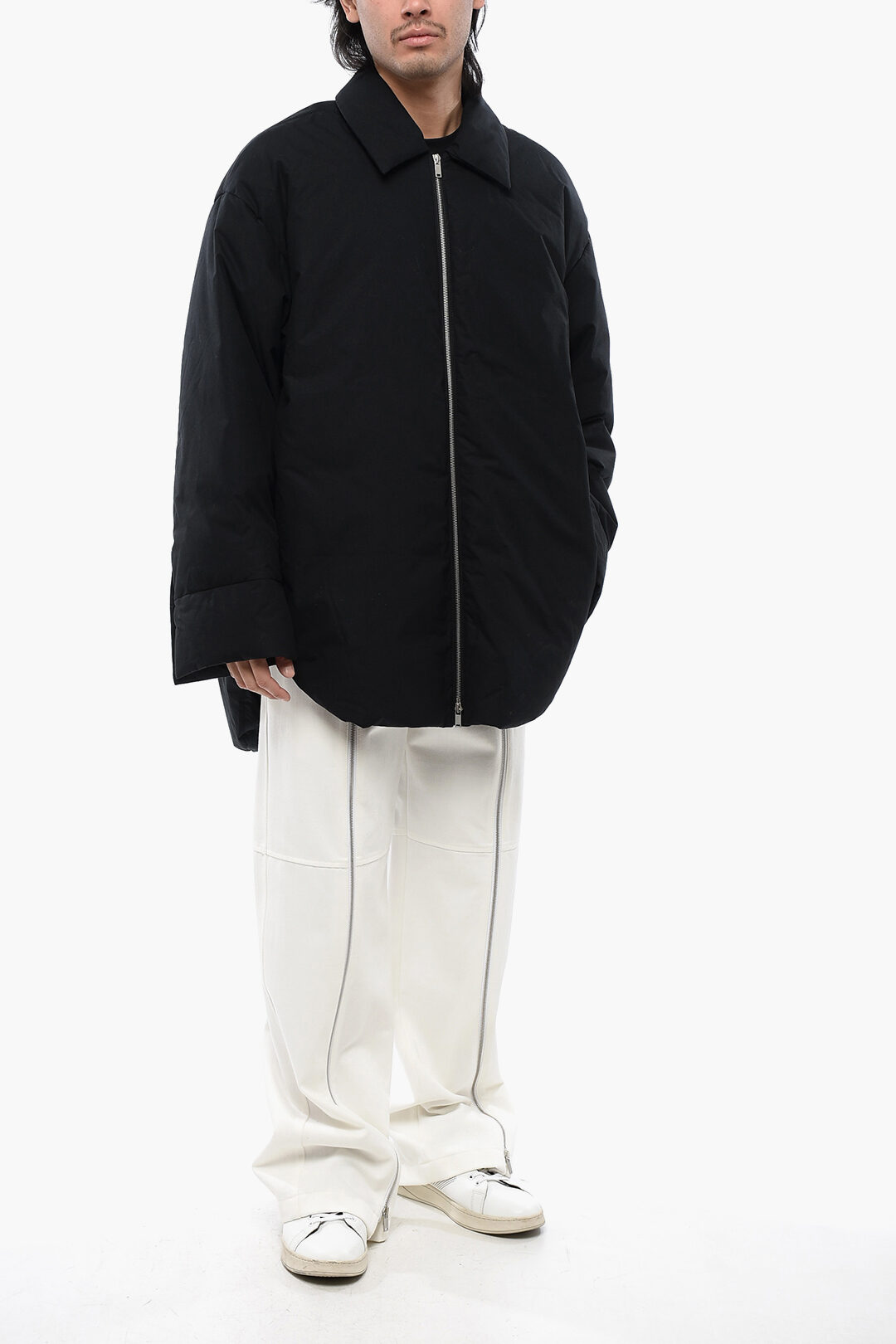 Jil Sander Zip Closure Down Jacket With Collar men - Glamood Jil Sander Zip Closure Down Jacket With Collar men - Glamood