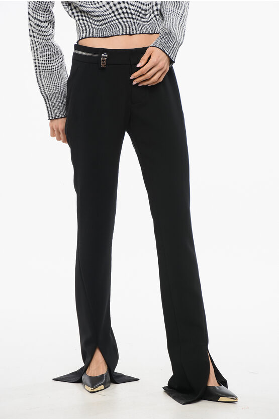 Dsquared2 Zip Detailed Icon Pants With Ankle Splits