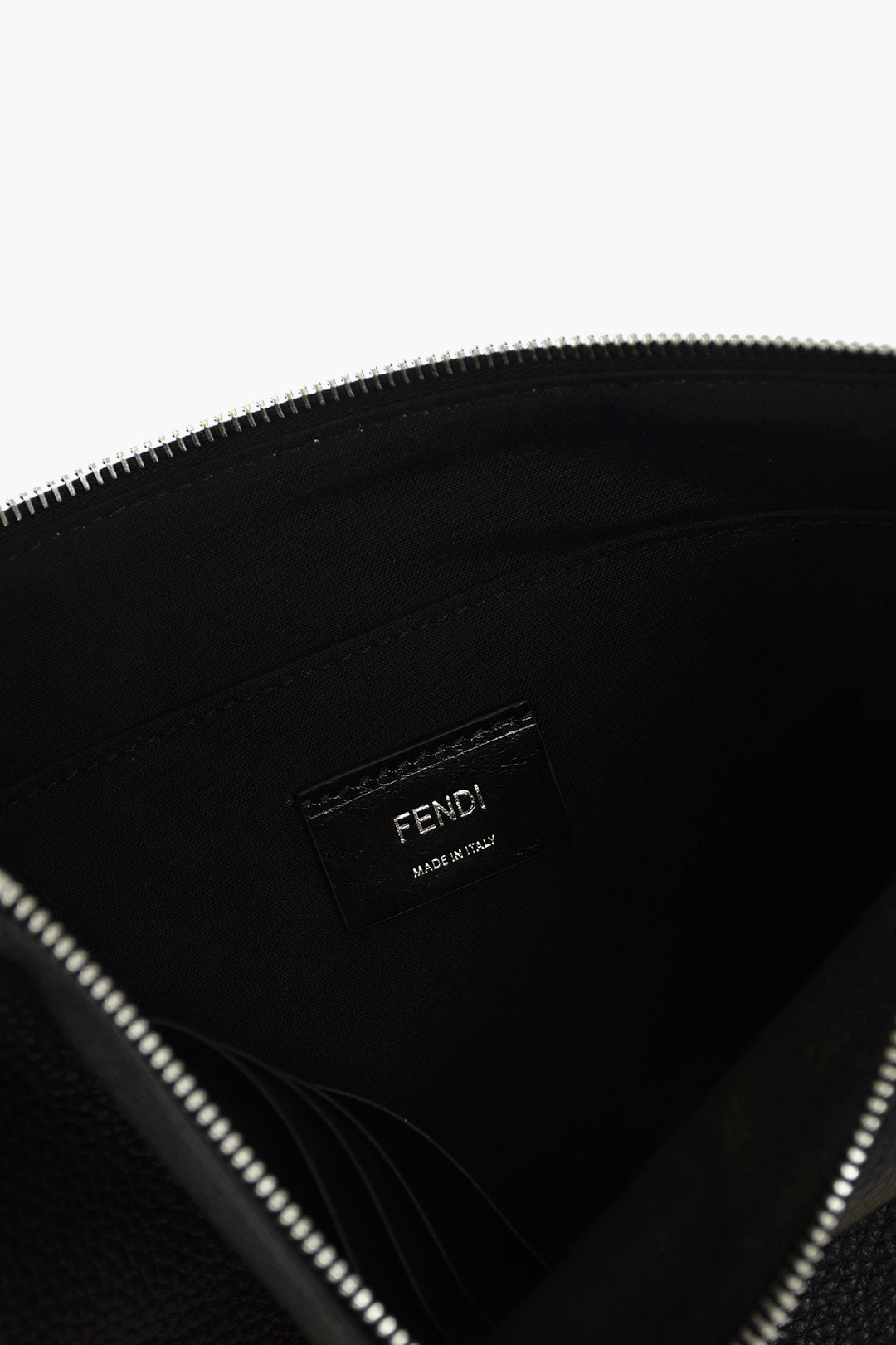 FENDI business bag 7VA433 Monster Bag Bugs Clutch bag pouch leather black
