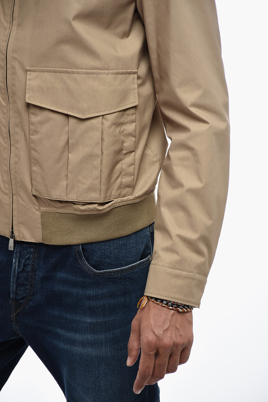 Corneliani Zipped Overshirt with Flap Pockets men - Glamood Outlet