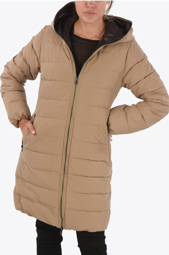 Duvetica Zipped Pocket ACE LongLine Down Jacket women Glamood Outlet