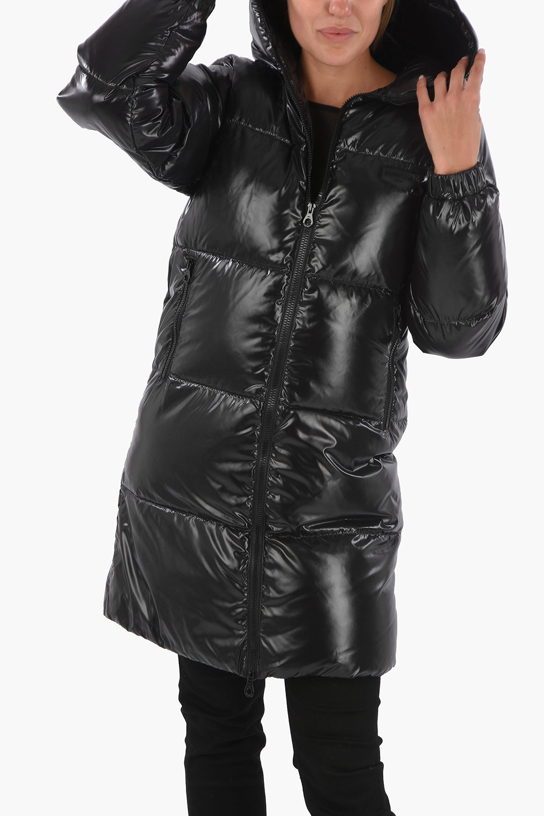 brown puffer jacket plus size