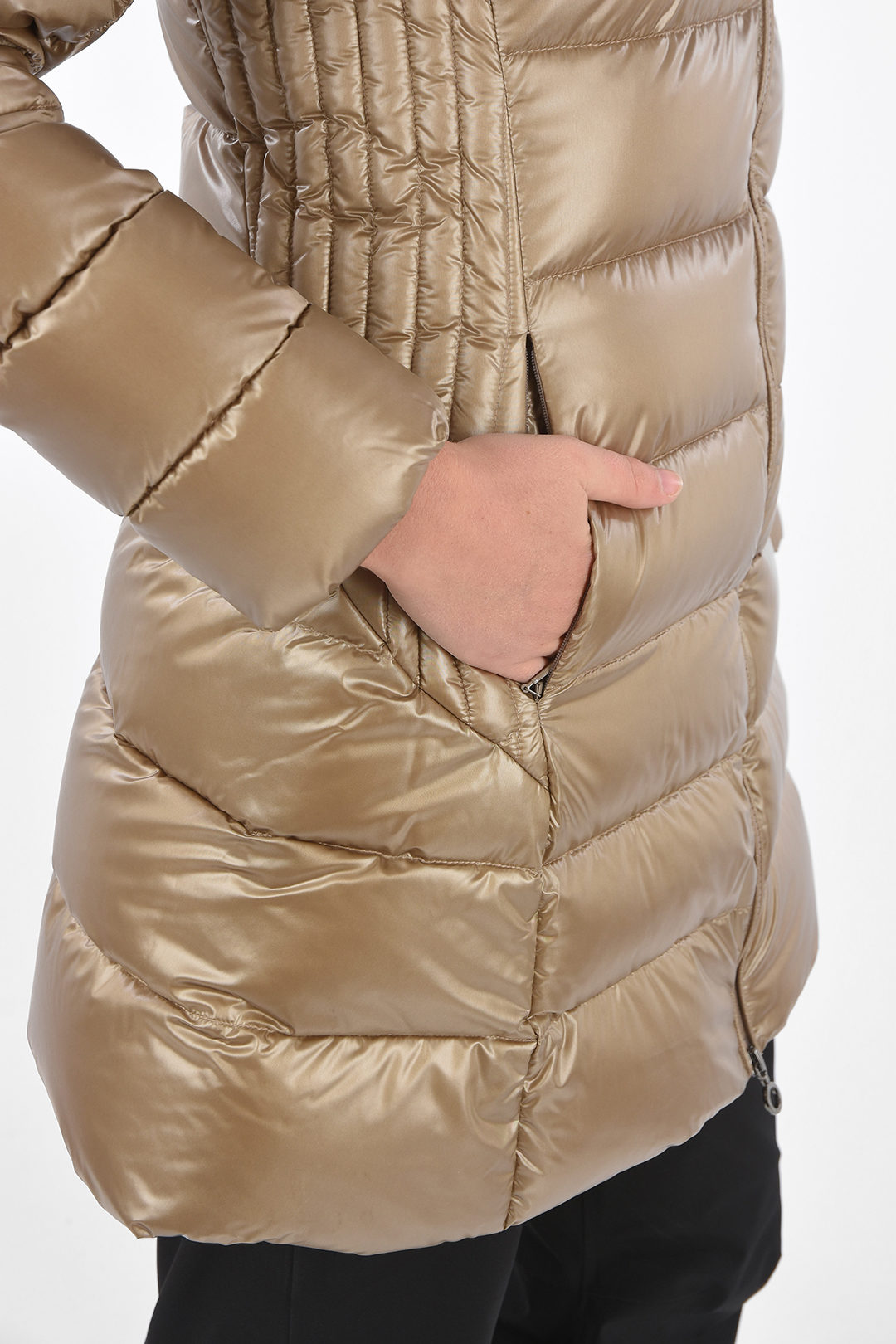 人気アイテムランキング(新品)  Tatras Zipped Pocket Long-Line Down Jacket women - Glamood ジャケット・アウター