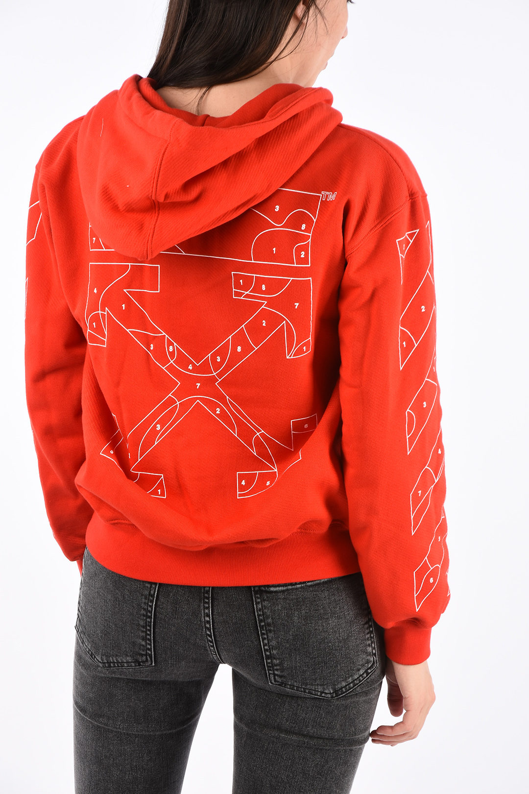 off white puzzle hoodie