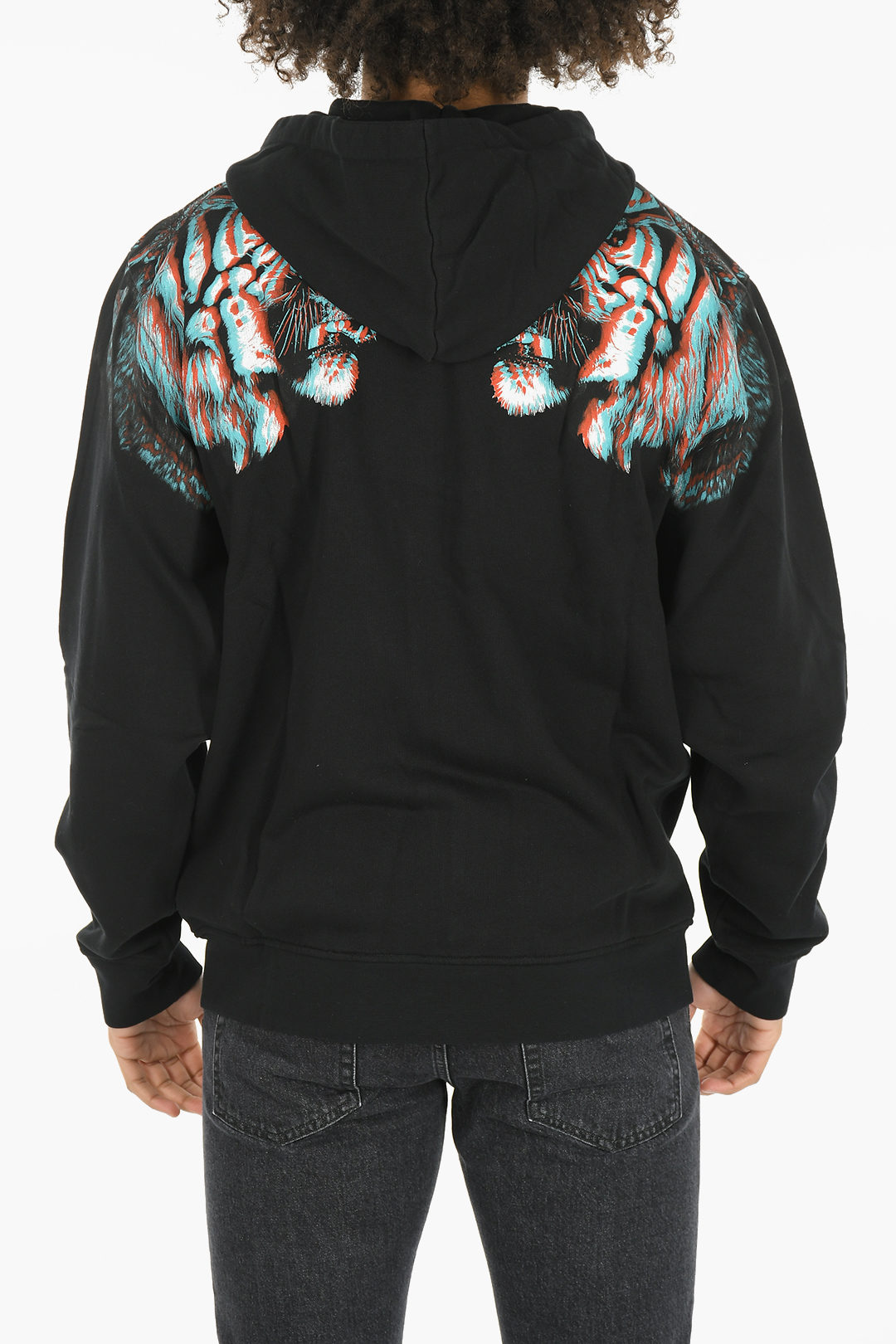 Marcelo Burlon Zipped TAJO Printed Hoodie men - Glamood Outlet