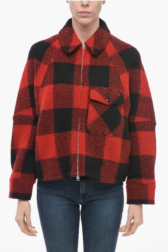 WOOLRICH ZIPPED TIMBER OVERSHIRT