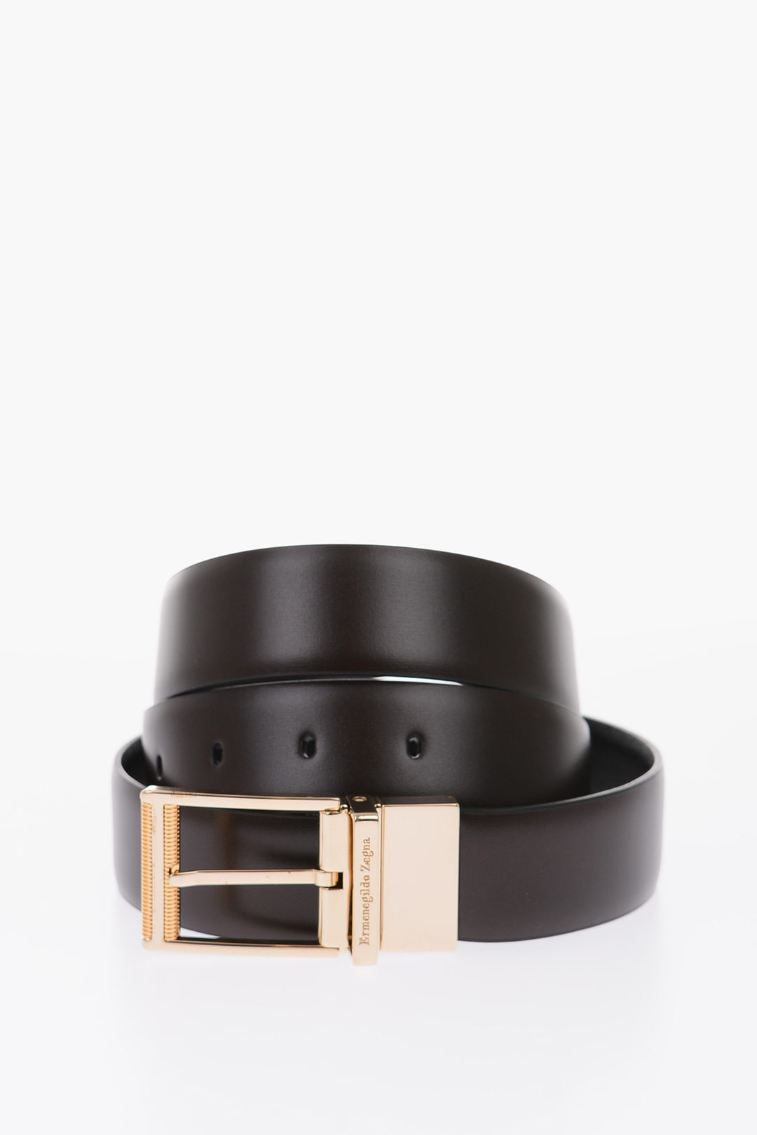 Ermenegildo Zegna 30mm Reversible Leather Belt men - Glamood Outlet