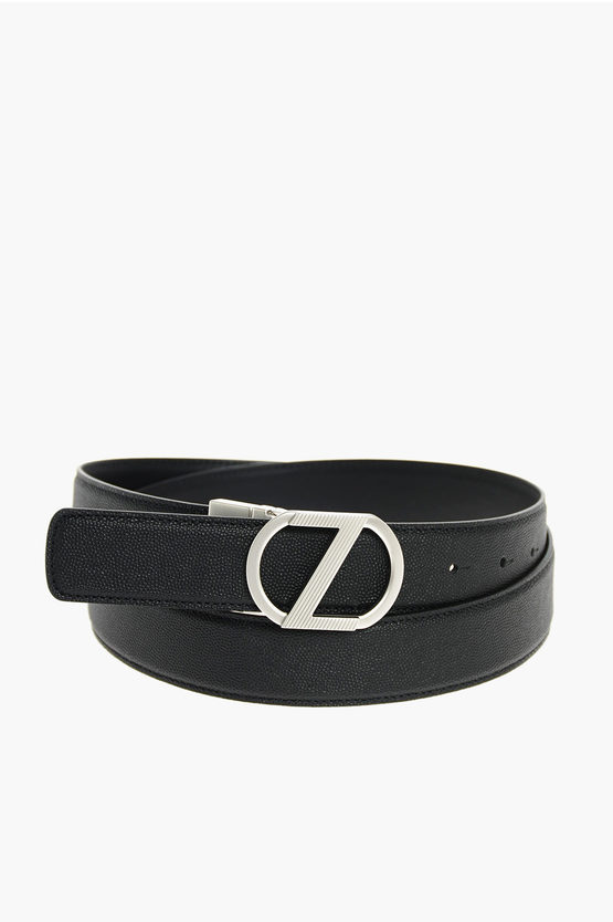 Ermenegildo Zegna ZZEGNA 40mm Leather Belt men - Glamood Outlet