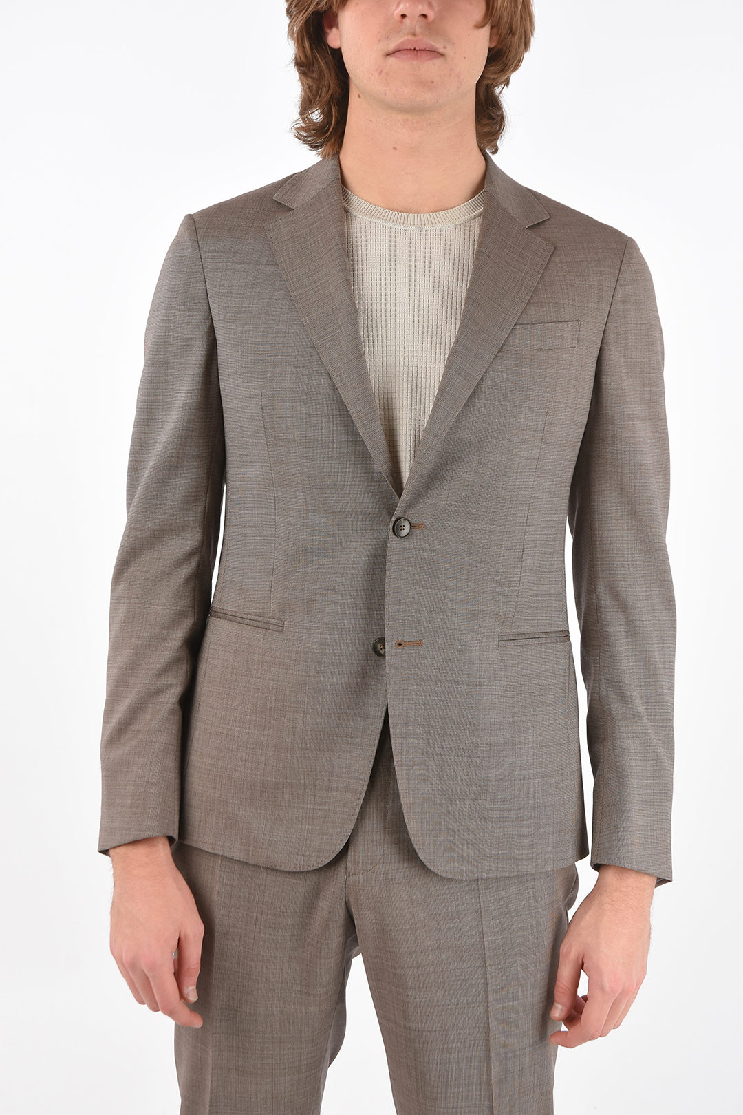 Ermenegildo Zegna ZZEGNA Jetted Pocket 8 1 Half Lined Suit