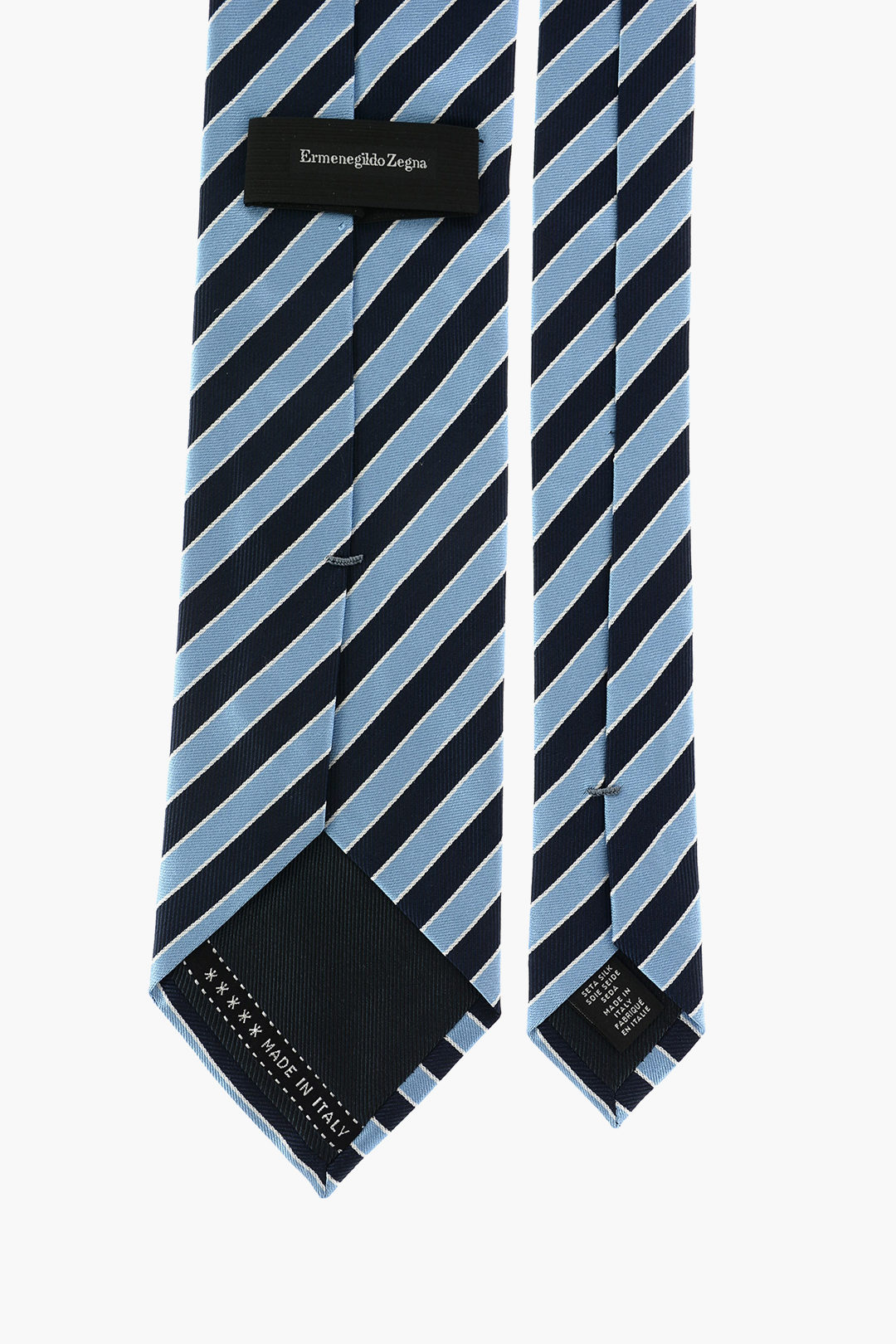 Ermenegildo Zegna ZZEGNA LUXURY striped silk tie men - Glamood Outlet