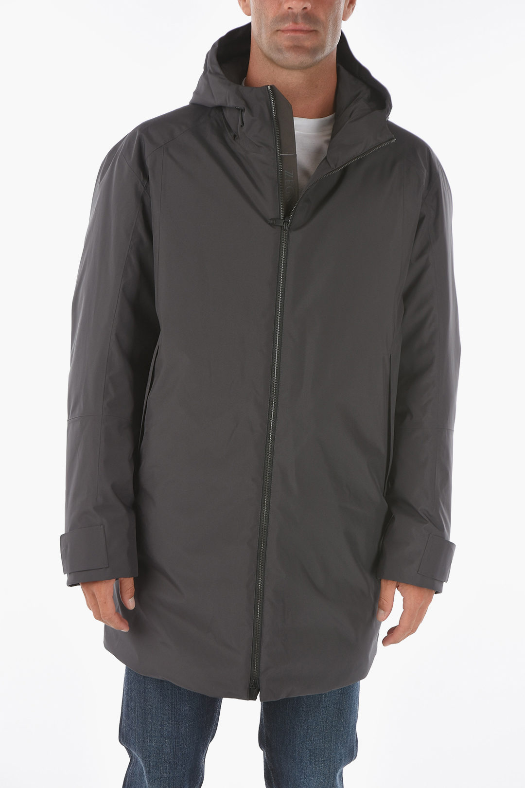 Ermenegildo Zegna ZZEGNA padded jacket with hood men - Glamood Outlet