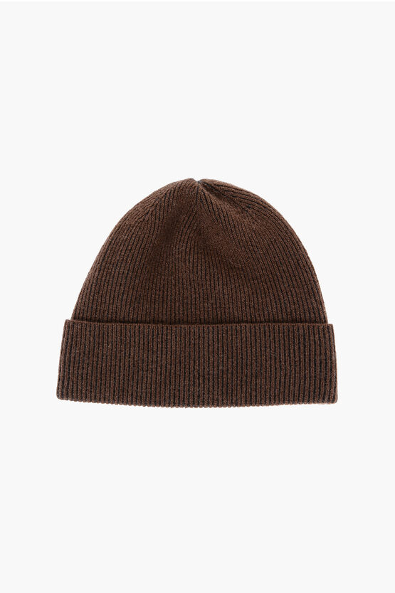 Shop Ermenegildo Zegna Zzegna Ribbed Wool And Cashmere Beanie