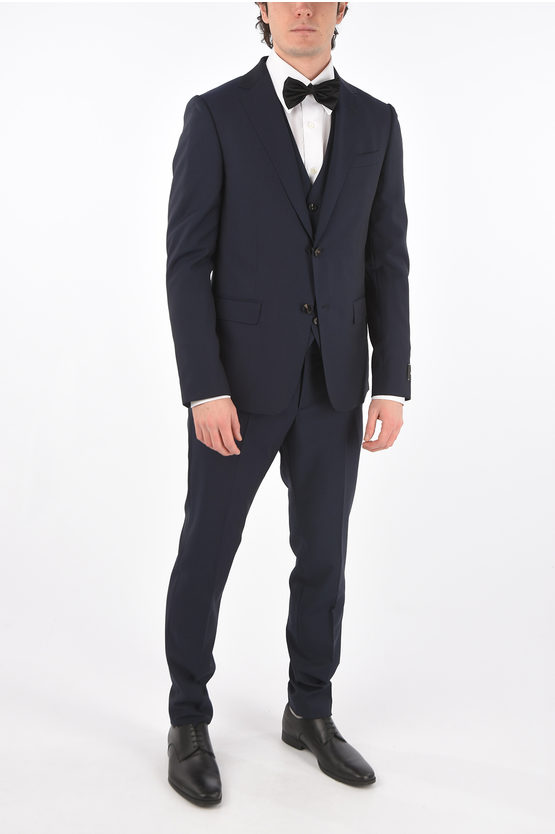 Ermenegildo Zegna ZZEGNA side vents notch lapel 3 piece