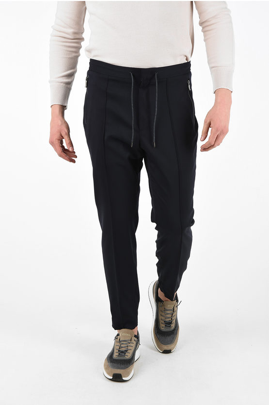 Ermenegildo Zegna ZZEGNA Stretchy Wool Joggers men - Glamood Outlet