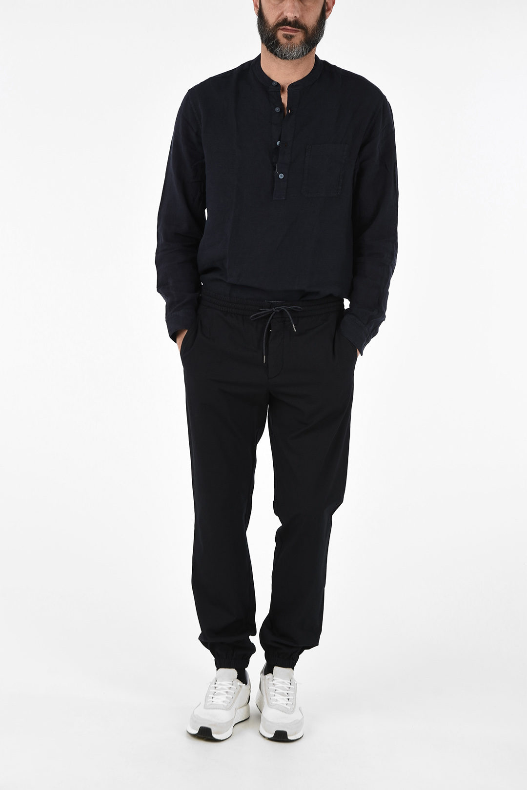 Z Zegna パンツ スラックス コットン ブラック 50 L Black Stretch Cotton Pants SS25 22275504 | Zegna US