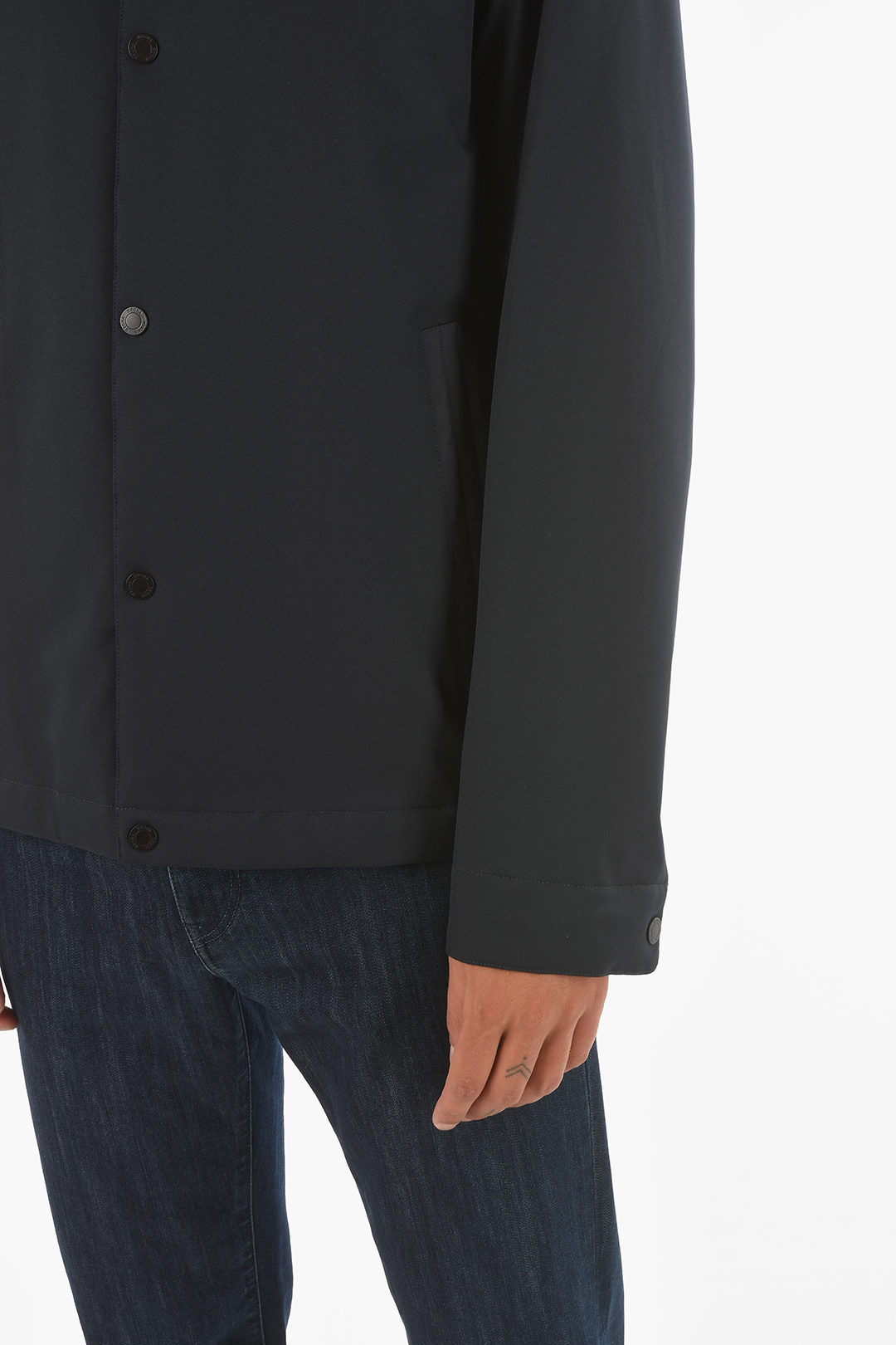 Ermenegildo Zegna ZZEGNA Technical Fabric Jacket with Side